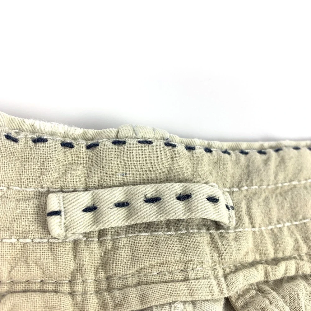 American Eagle Outfitters AEO Longer Length Mens Shorts Sz 28 Flat‎ Front Chino